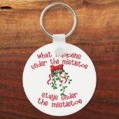 Onder de Mistletoe Sleutelhanger (Voorkant)