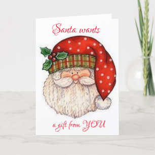 *ONDER DE MISTLETOE** VOOR MIJN VERMOGEN FEESTDAGEN KAART