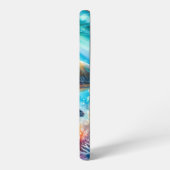 Onder de oceaan zee schildpad samsung galaxy hoesje (Linkerkant)