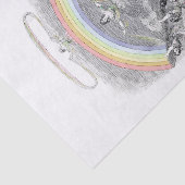 Onder de regenboog tissuepapier (Detail)