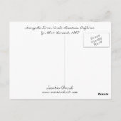 Onder de Sierra Nevada bergen Briefkaart (Achterkant)