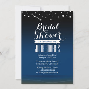 Onder de Stars Bridal Shower Invitations Kaart
