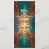 Onder de sterren: een feest van liefde menu (Voorkant)