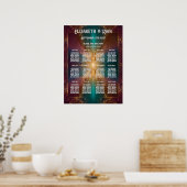 "Onder de sterren: een feest van liefde" Poster (Keuken)