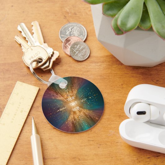 Onder de sterren: een feest van liefde sleutelhanger (Bureau)