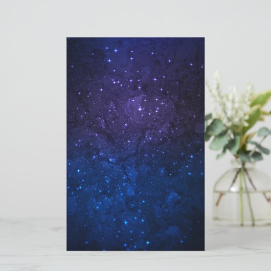 Onder de sterren in de Melkweg Briefpapier (Staand voorkant)