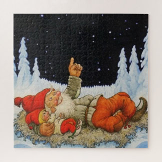 “Onder de sterren” Kabouters door Jenny Nystrom Legpuzzel