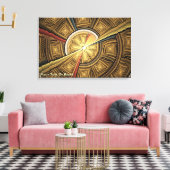 Onder de tempelkoepel canvas afdruk (Insitu (Woonkamer))