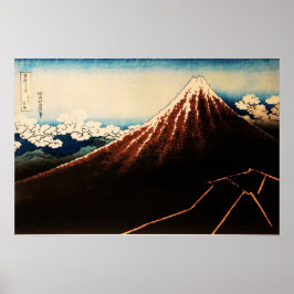 Onder de top Ukiyo-e Japanse kunst Poster