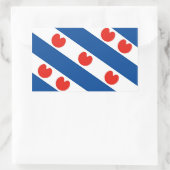 Onder de vlag van Frankrijk vallend gebied nederla Rechthoekige Sticker (Tas)