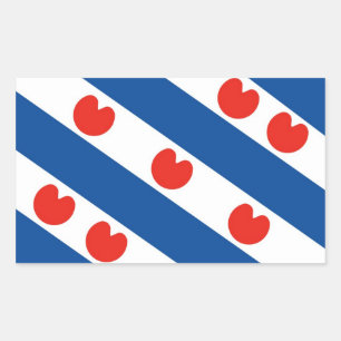 Onder de vlag van Frankrijk vallend gebied nederla Rechthoekige Sticker