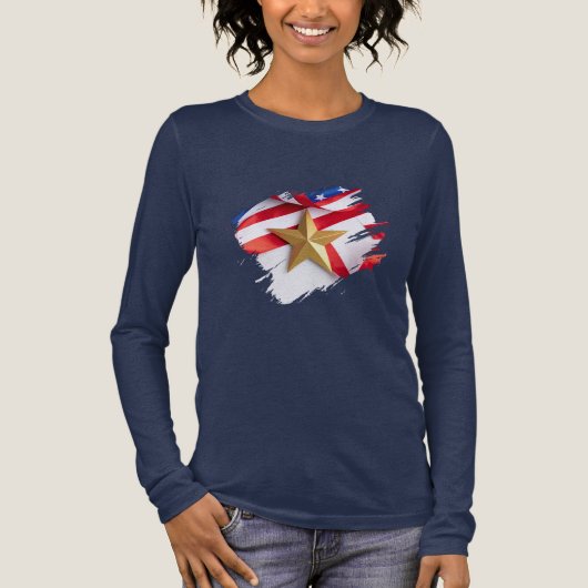 Onder de vouw van de banner Tri-Blend shirt (Voorkant)