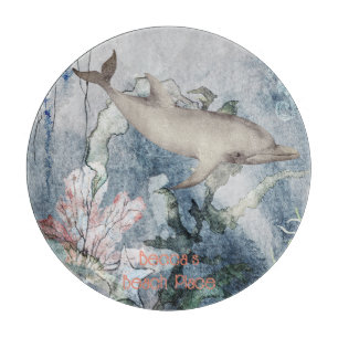 Onder de Waterverf Zee Dolphin Corals Snijplank