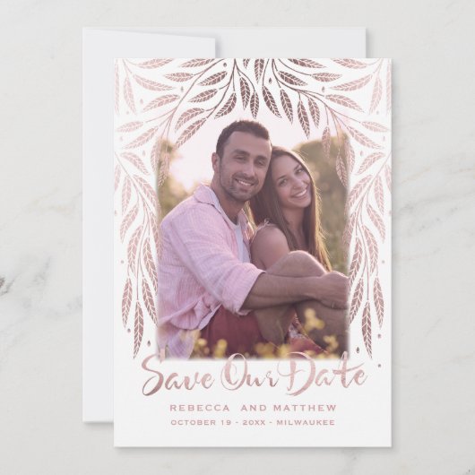 Onder de Willows 2 foto Save the Date (Voorkant)