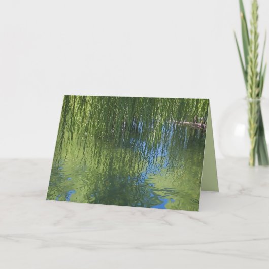 Onder de Willows Note Kaart (Voorkant)