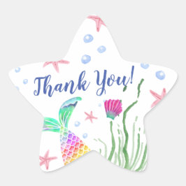 Onder de Zee aangepaste naam Ster Sticker