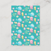 Onder de Zee Adventure Display Shower Informatiekaartje (Achterkant)