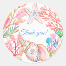 Onder de zee Aquarel Baby Shower 