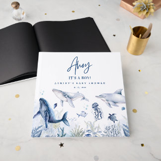 Onder de Zee Baby Borrel Oceaan Dieren Jongen Gastenboek