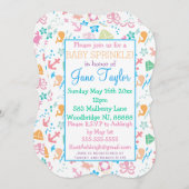 Onder de Zee Baby Sprinkle Kaart (Voorkant / Achterkant)