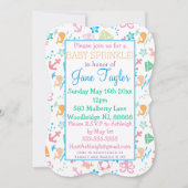 Onder de Zee Baby Sprinkle Kaart (Voorkant)