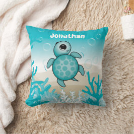 Onder de Zee Baby Zeeschildpad Worp Kussen