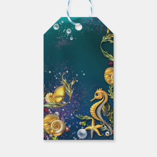 Onder de Zee Cadeaulabel (Voorkant)