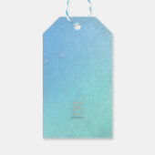 Onder de Zee Eerste Verjaardag Cadeaulabel (Achterkant)