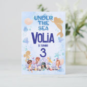 Onder de zee kaart (Staand voorkant)