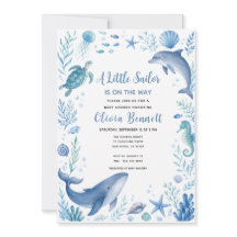 Onder de Zee Kleine Zeiler Baby Shower
