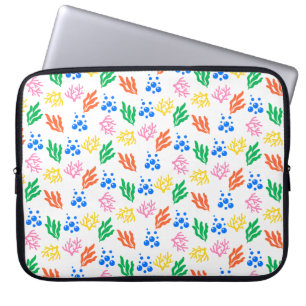 Onder de Zee Koraal Naadloos Patroon Laptop Sleeve