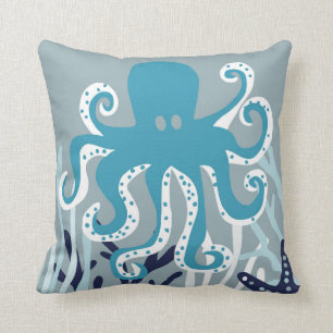 Onder de Zee - Octopus Kussen