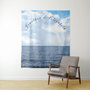 Onder de Zee Thema Bruiloft Wandkleed