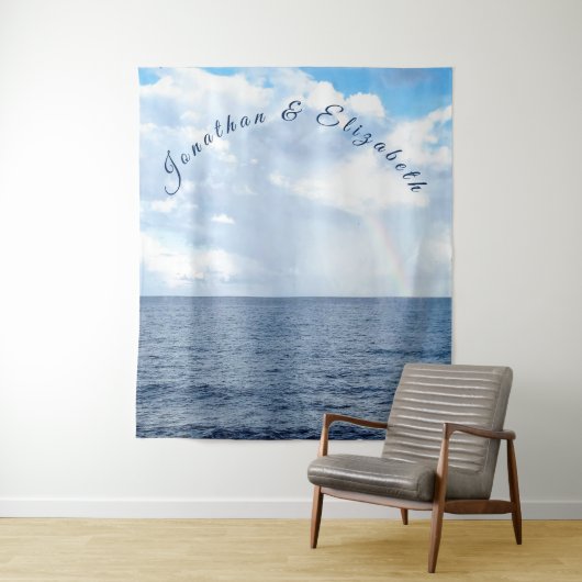 Onder de Zee Thema Trouwen Wandkleed (In situ)