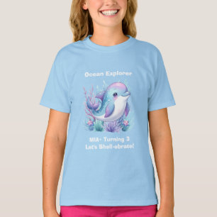 Onder de Zee Verjaardagsmeisje T-Shirt