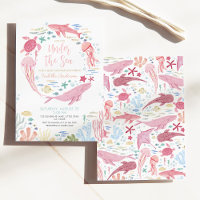 Onder De Zee Walvis Meisje Baby Shower