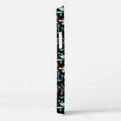 Onder de Zee Waterverf Pattern Dark Case-Mate iPhone Case (Achterkant / Rechts)