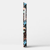 Onder de Zee Waterverf Pattern Dark Case-Mate iPhone Case (Achterkant / Links)