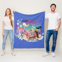 Onder De Zee Zeemeermin Oceaan Paars Turquoise