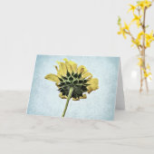 Onder de zonnebloem blanco Kaart (Gele Bloem)