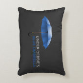 Onder Debbie's Blauwe Umbrella Accent Kussen (Voorkant(Verticaal))