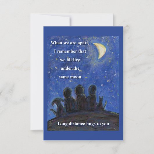 Onder dezelfde maan kunst notitiekaarten (Voorkant)