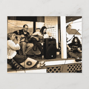 Onder druk briefkaart zonder stopcontact