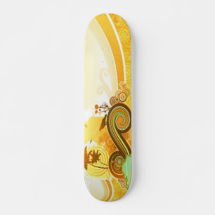 Onder een Scorching Sun Skateboard