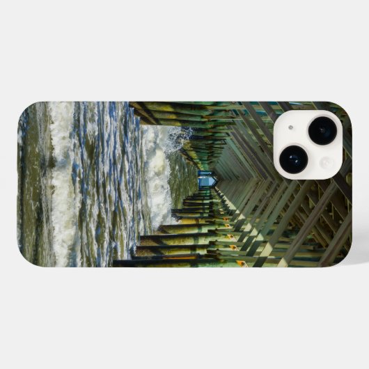 Onder Folly Beach pier Case-Mate iPhone Case (Achterkant (horizontaal))