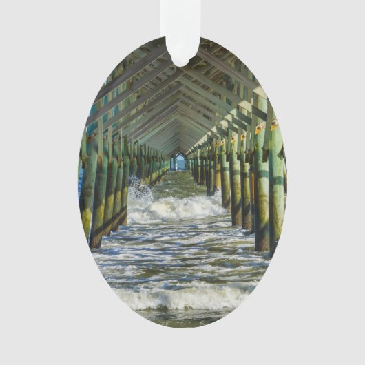 Onder Folly Beach pier Ornament (voorkant)