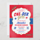 Onder Girl First Birthday Invitation (Devant)