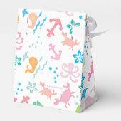 Onder het Baby shower van de Zee Bedankdoosjes (Achterkant)