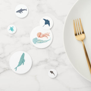 Onder het Baby shower van de Zee Confetti