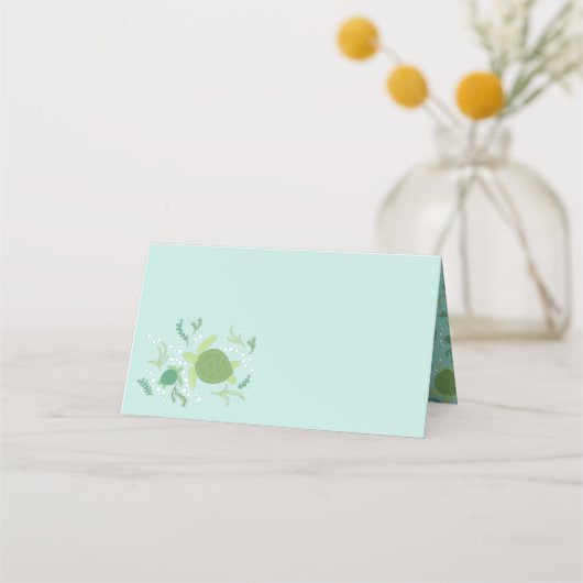 Onder het Baby shower van de Zeeen schildpadden (Voorkant)